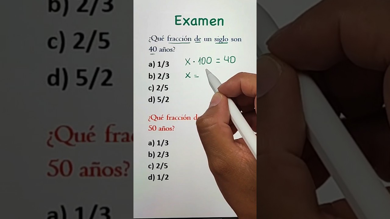 Examen de admisión de matemáticas 😳✌️