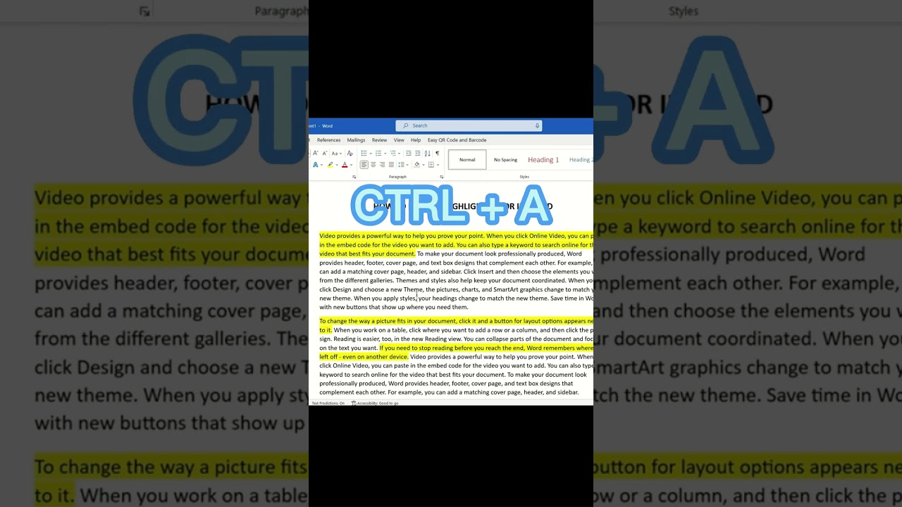 Remove All Yellow Highlights in Word Easily