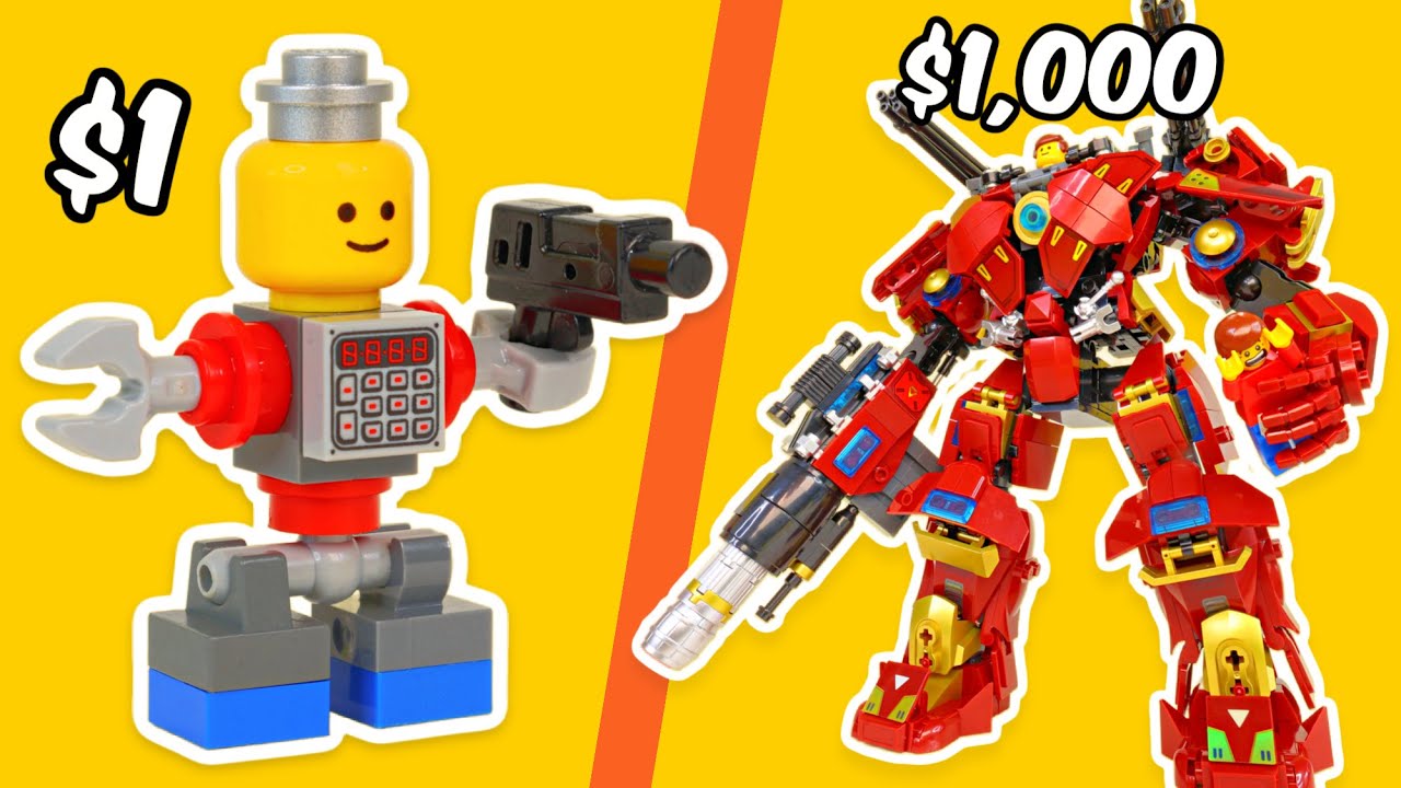 $1 vs $1000 LEGO Set Challenge 🧱