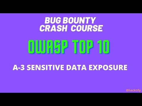 3 OWASP : SDE | Bug Bounty | Penetration Testing | Ethical Hacking for Beginners Crash Course