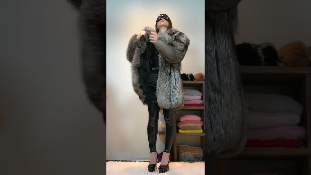 Silver Fox Fur Coat #fur #furcoat