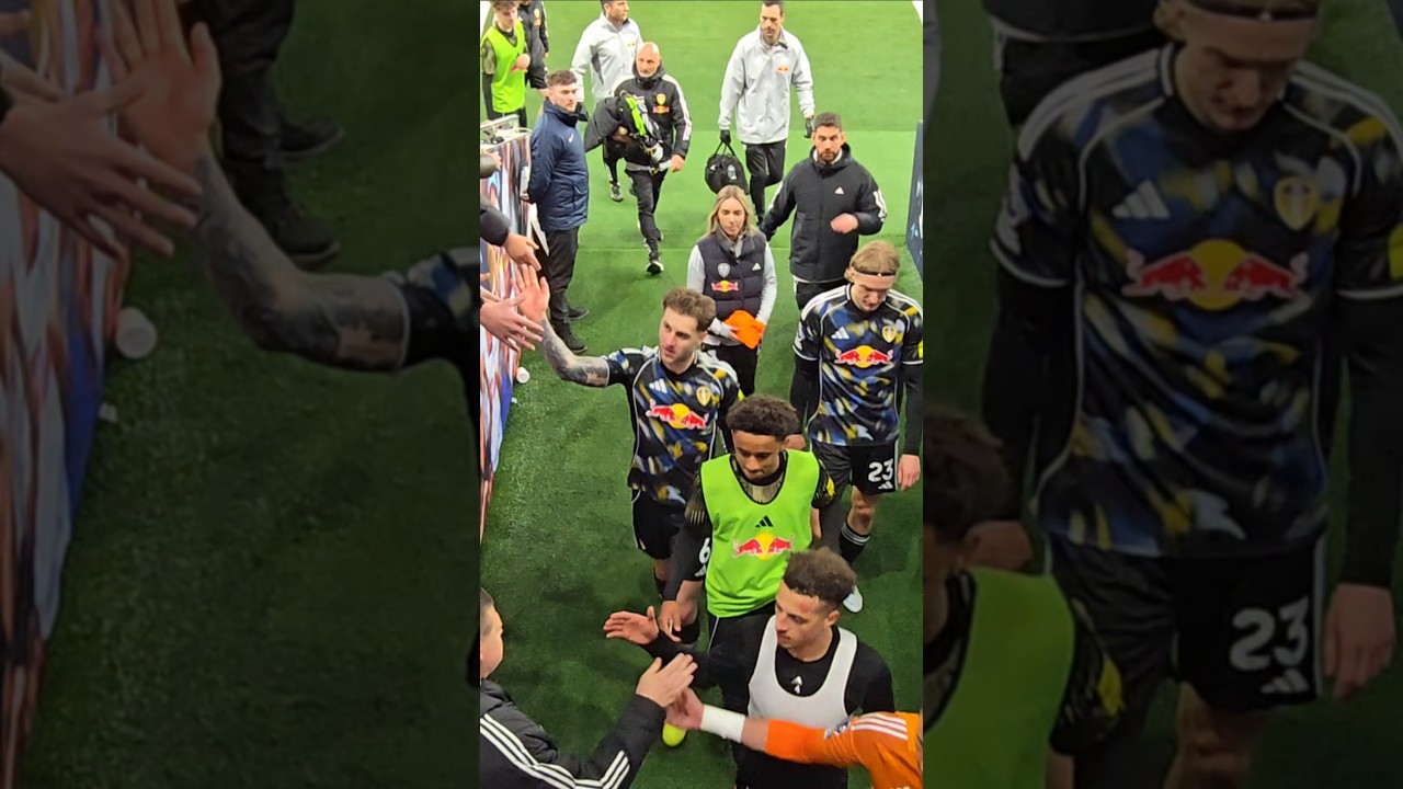 THE LEEDS PLAYERS AFTER THE GAME: Tottenham Hotspur 1-1 Leeds United