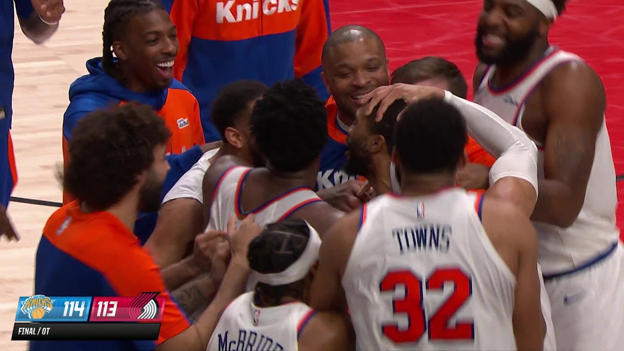 Mikal Bridges Clutches Game-Winning Three! 🏀 #TissotBuzzerBeater