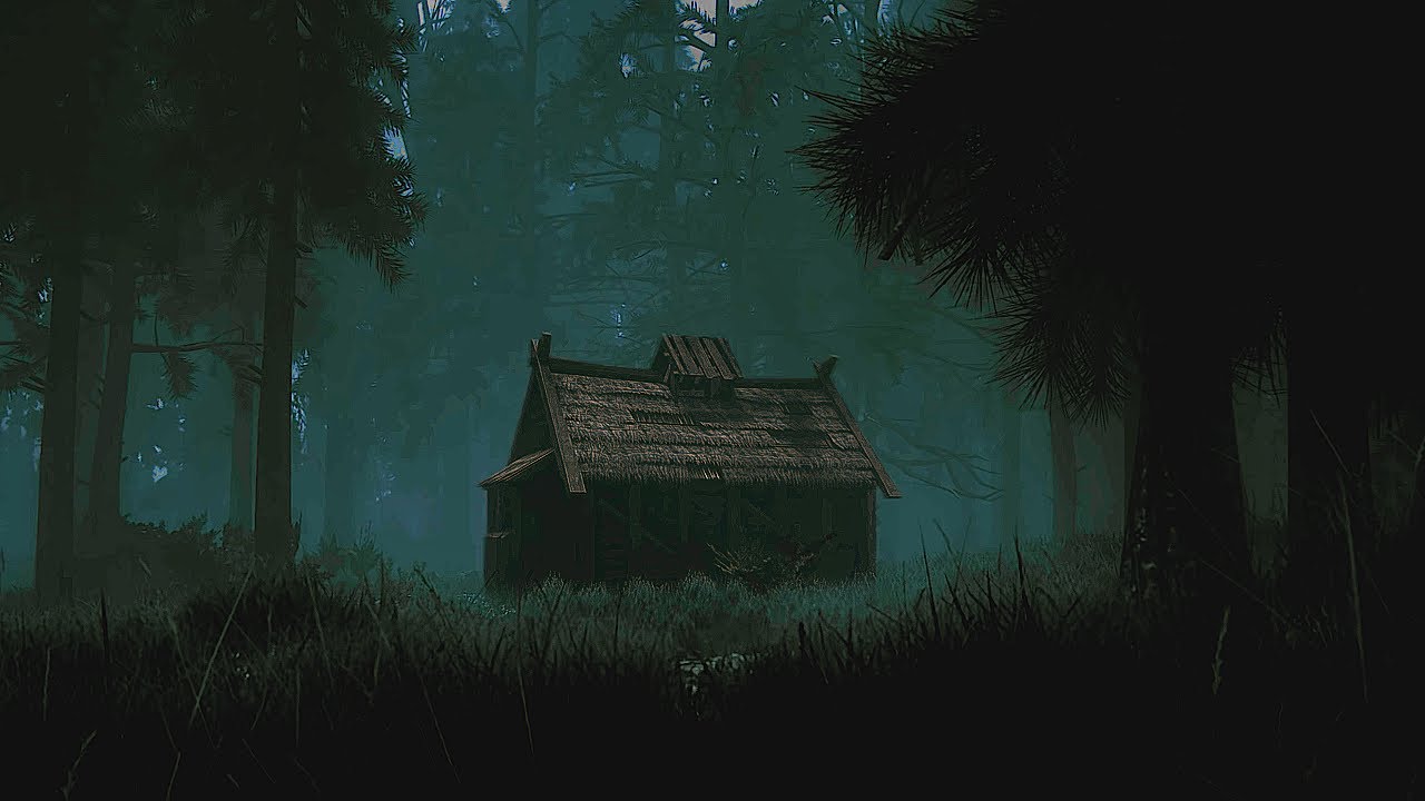 Haunted Forest Cabin ASMR Scary Atmosphere 🎃