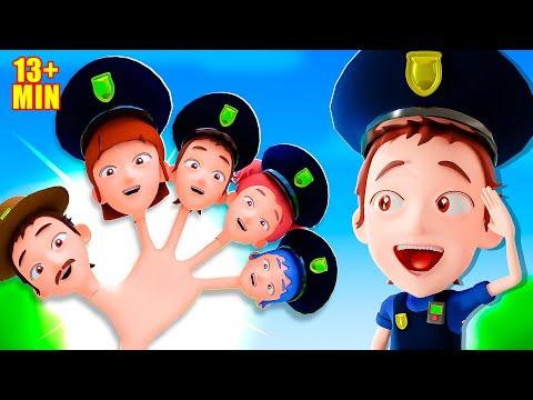 Fun Police Finger Family & Nursery Rhymes for Kids 🎶