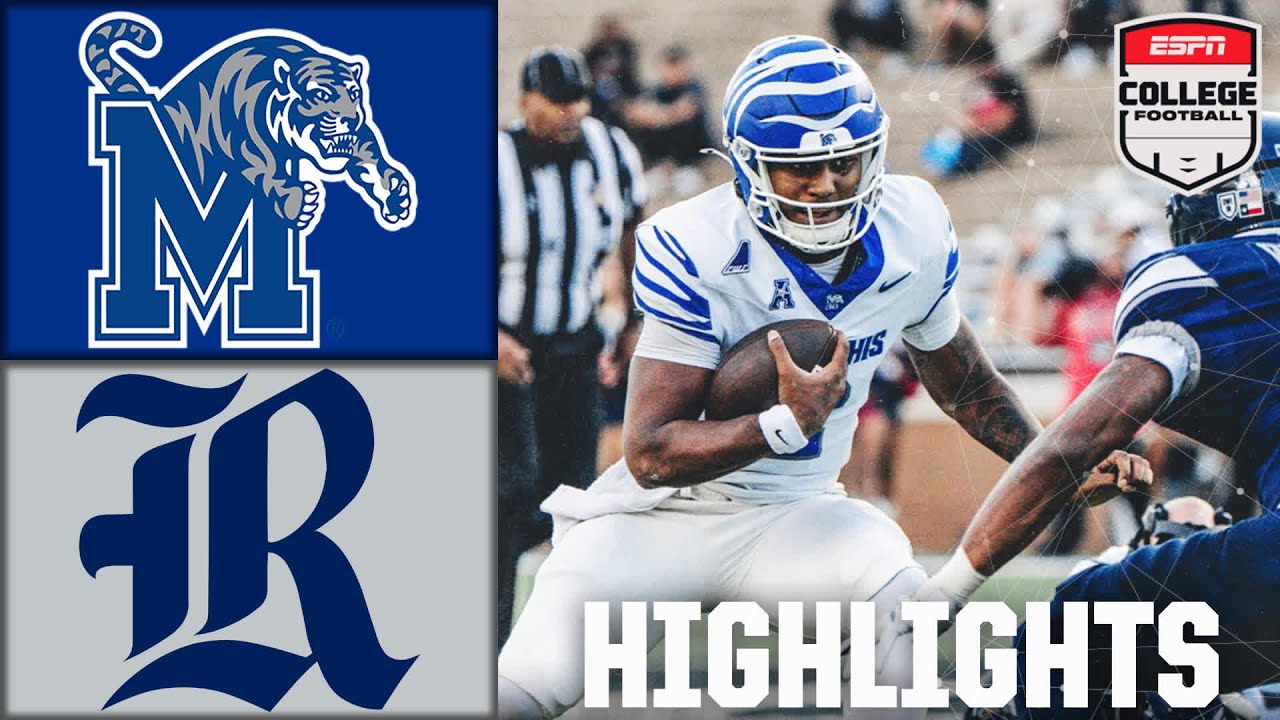 Memphis Tigers Dominate Rice Owls in 38-14 Victory ๐ | Full Highlights
