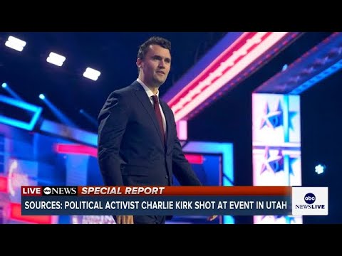 BREAKING NEWS: Charlie Kirk shot during event at Utah university, officials say