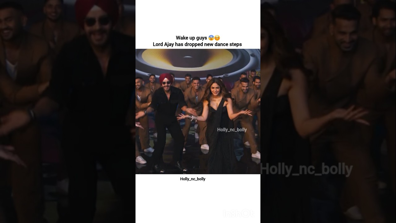 Ajay Devgn's Surprising New Dance Move! π²π₯