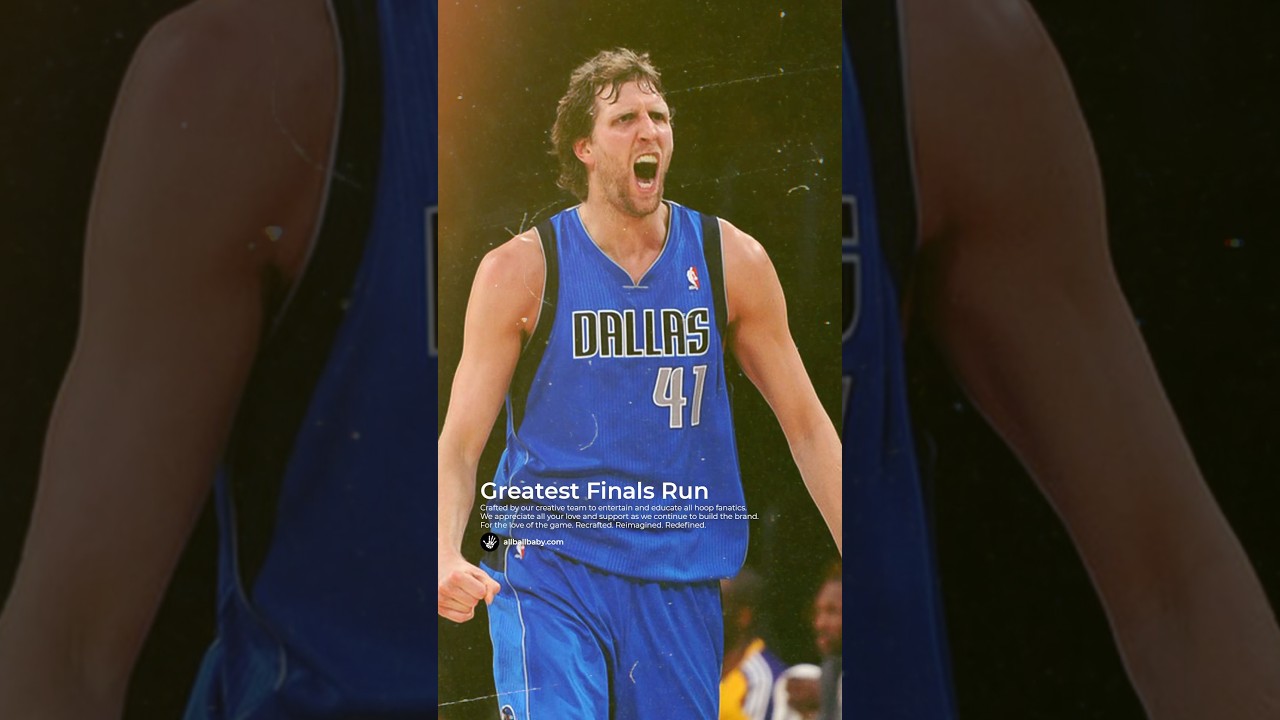 Dirk's Iconic NBA Finals Run 🏆