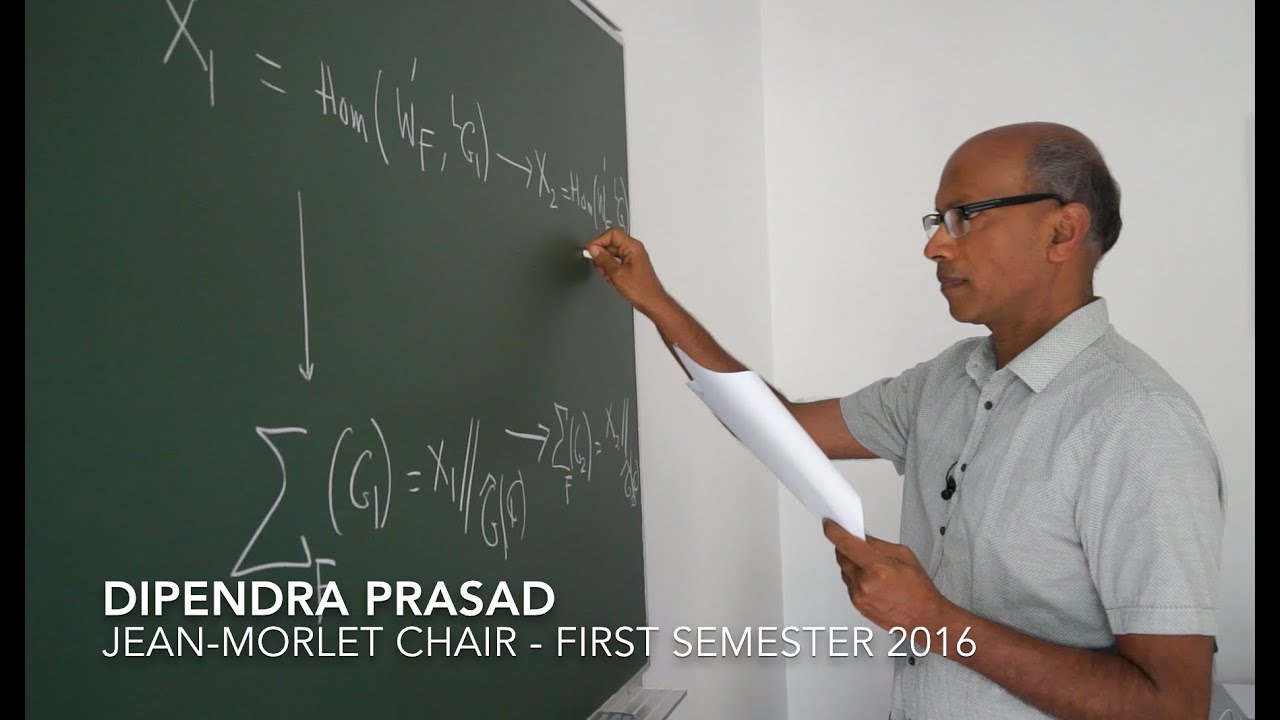 Exclusive Interview with Dipendra Prasad at CIRM: Insights from the Jean-Morlet Chair 2016