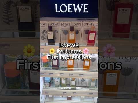 LOEWE Perfumes Quick Reviews #loewe #fyp #perfume #fragrance