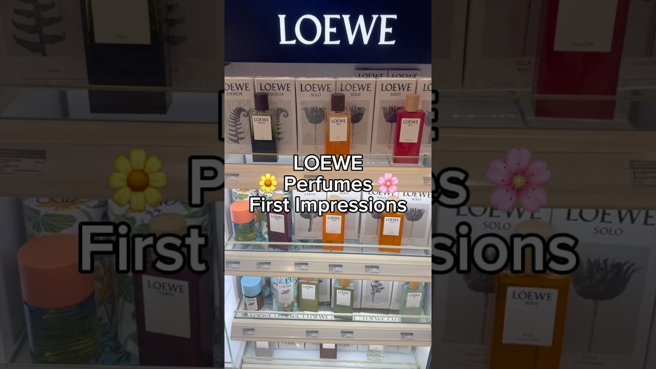 Quick Reviews of LOEWE Perfumes