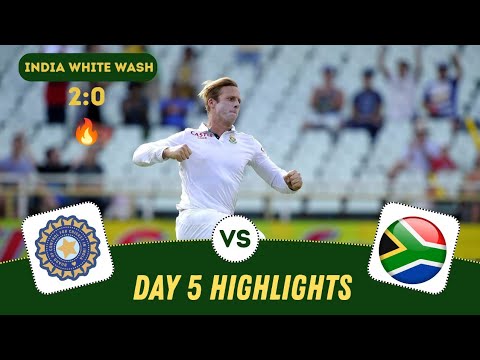 India vs South Africa 2nd Test Day 5 Highlights 2025