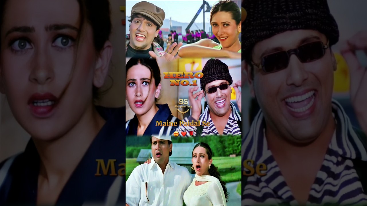 Nostalgic 90s Hit: Maine Paidal Se Ja Raha Tha 🚶‍♂️ | Govinda & Karisma Kapoor's Classic Song