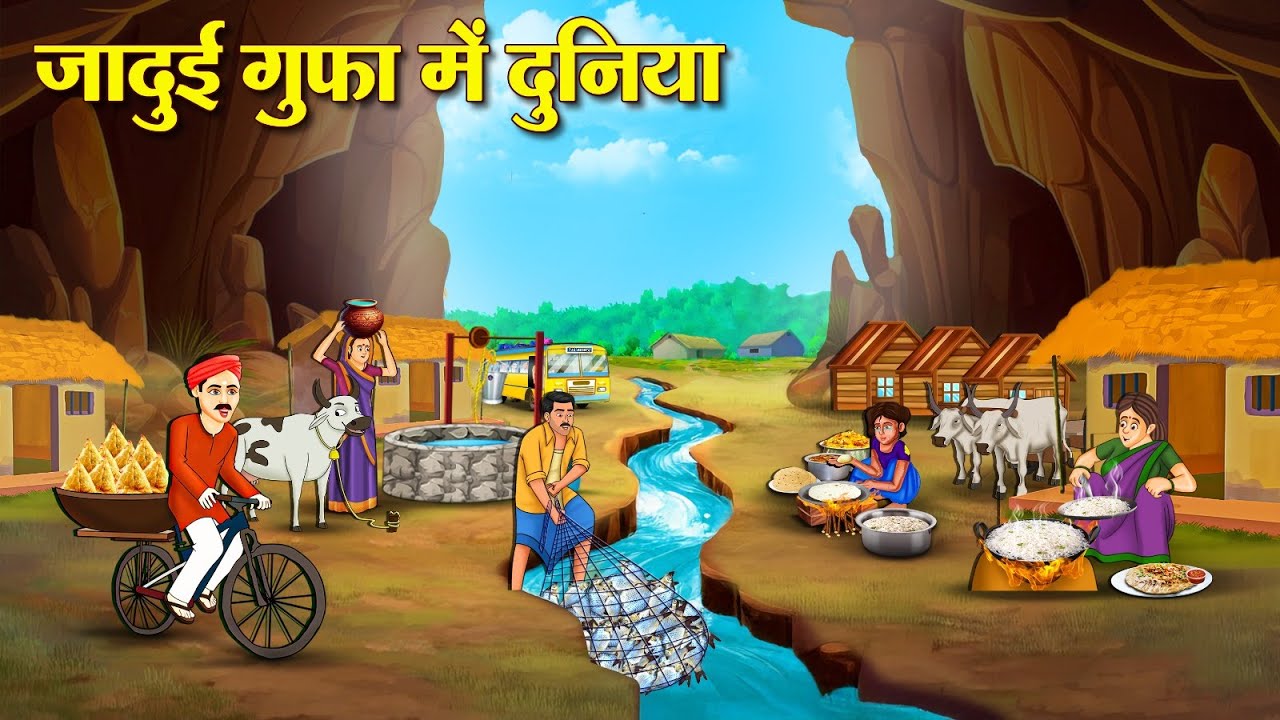 जादुई गुफा की रहस्यमय दुनिया | हिंदी कहानियां 2025 🏞️