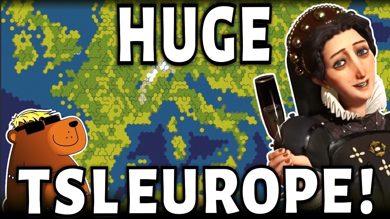I Played A MASSIVE Game In Europe... Full Game, HUGE TSL!!! (Deity France Civilization VI)