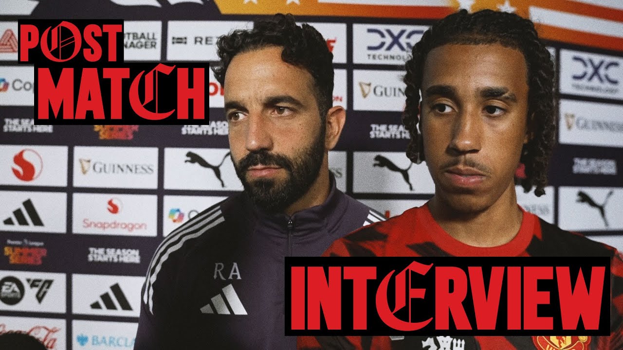 Amorim & Yoro React to Exciting 2-2 Draw Against Everton 🇺🇸