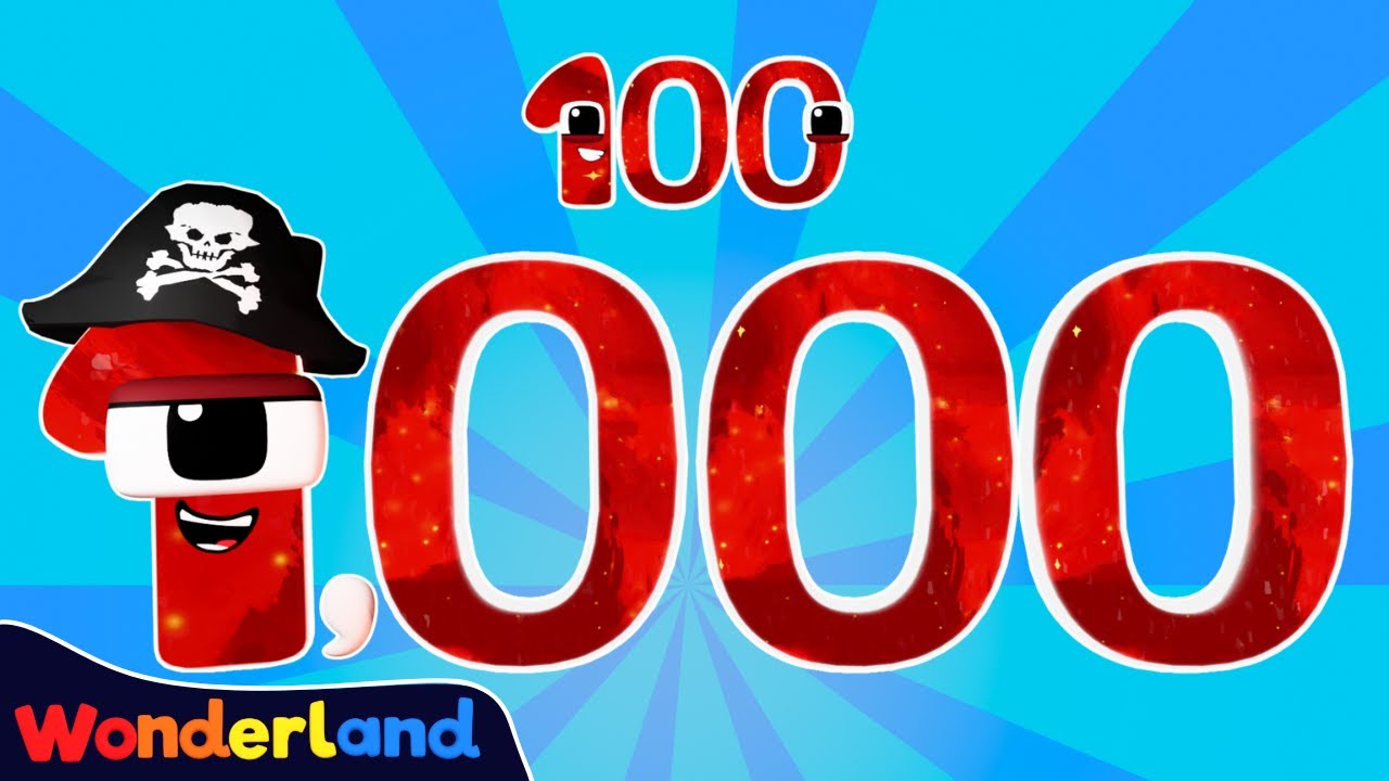Wonderland: Count from 100 to 1,000 for Kids π