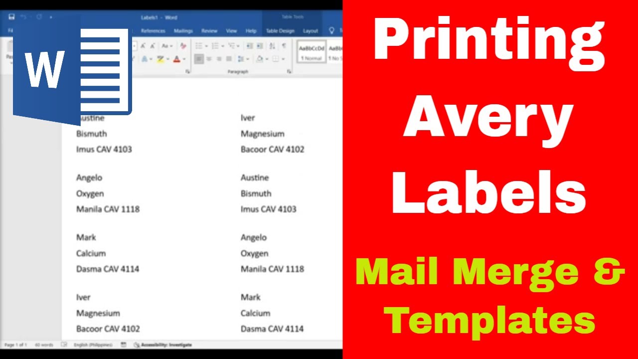 Guide to Printing Avery Labels in Word 📄