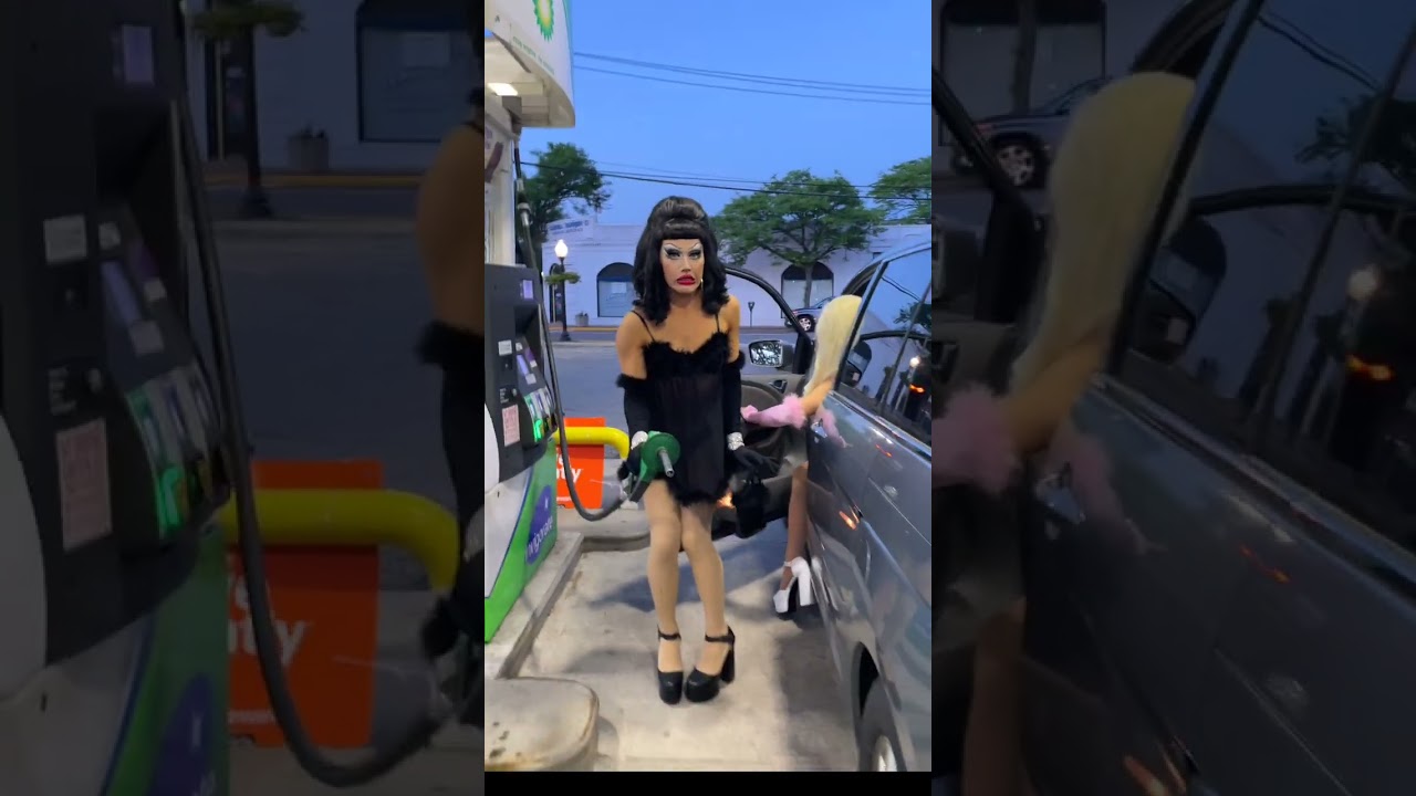 Unexpected Encounter: Drag Queens Pump Gas in Small Town π