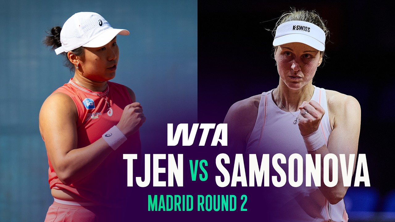 Janice Tjen vs. Liudmila Samsonova | 2026 Madrid Round 2 | WTA Match Highlights