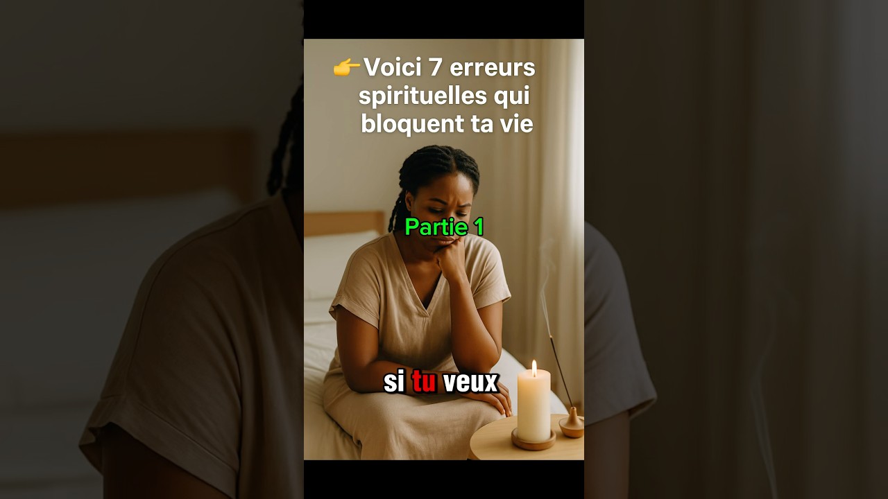 8 Erreurs Spirituelles Quotidiennes Qui Freinent Ta Vie ✨