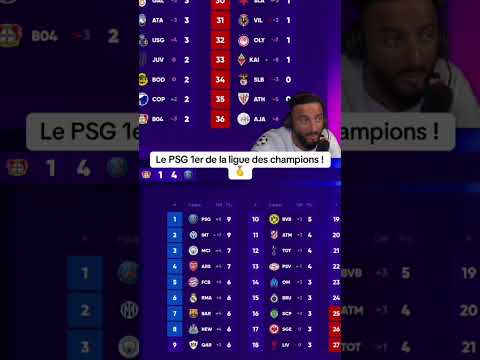 classement Ligue des champions | StoryTime l’immigré parisien