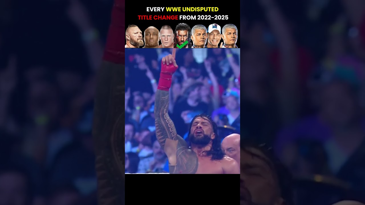 Every Time Wwe Championship Title Change From 2022-2025 #wwe #wwechampionship