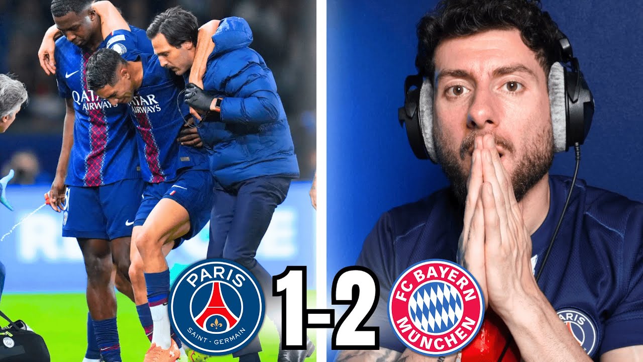 Hakimi's Nightmare as PSG Loses to Bayern 😓