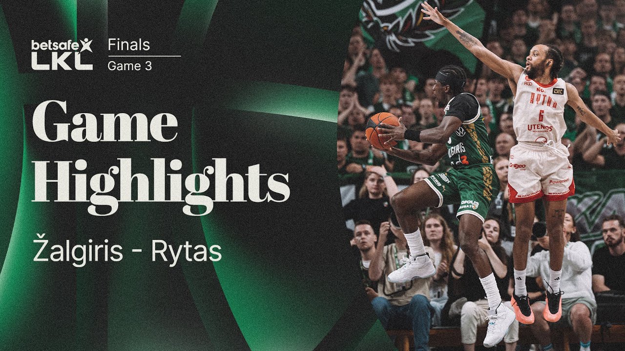Žalgiris vs Rytas | Exciting Finals Clash Highlights | 2025.06.17 🏀