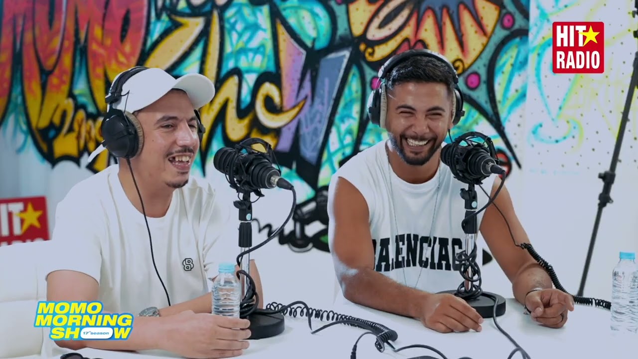 Mounim Slimani & Badr Ouabi Join Momo on Hit Radio! 🎙️