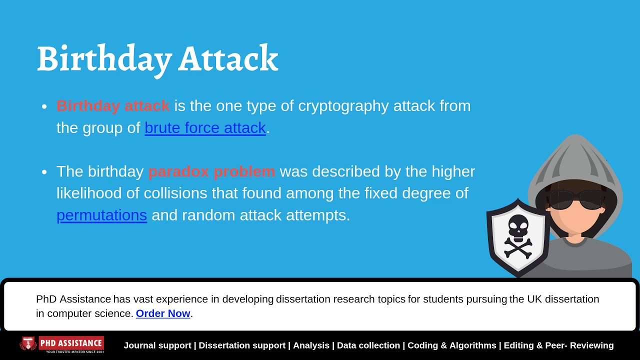 Cryptography & Birthday Attack - PhD Dissertation Help