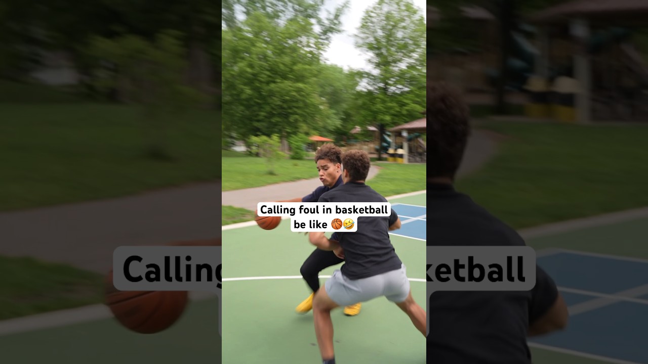 Calling “Foul” Be Like 🏀🤣 #basketball #basketballshorts #basketballplayer