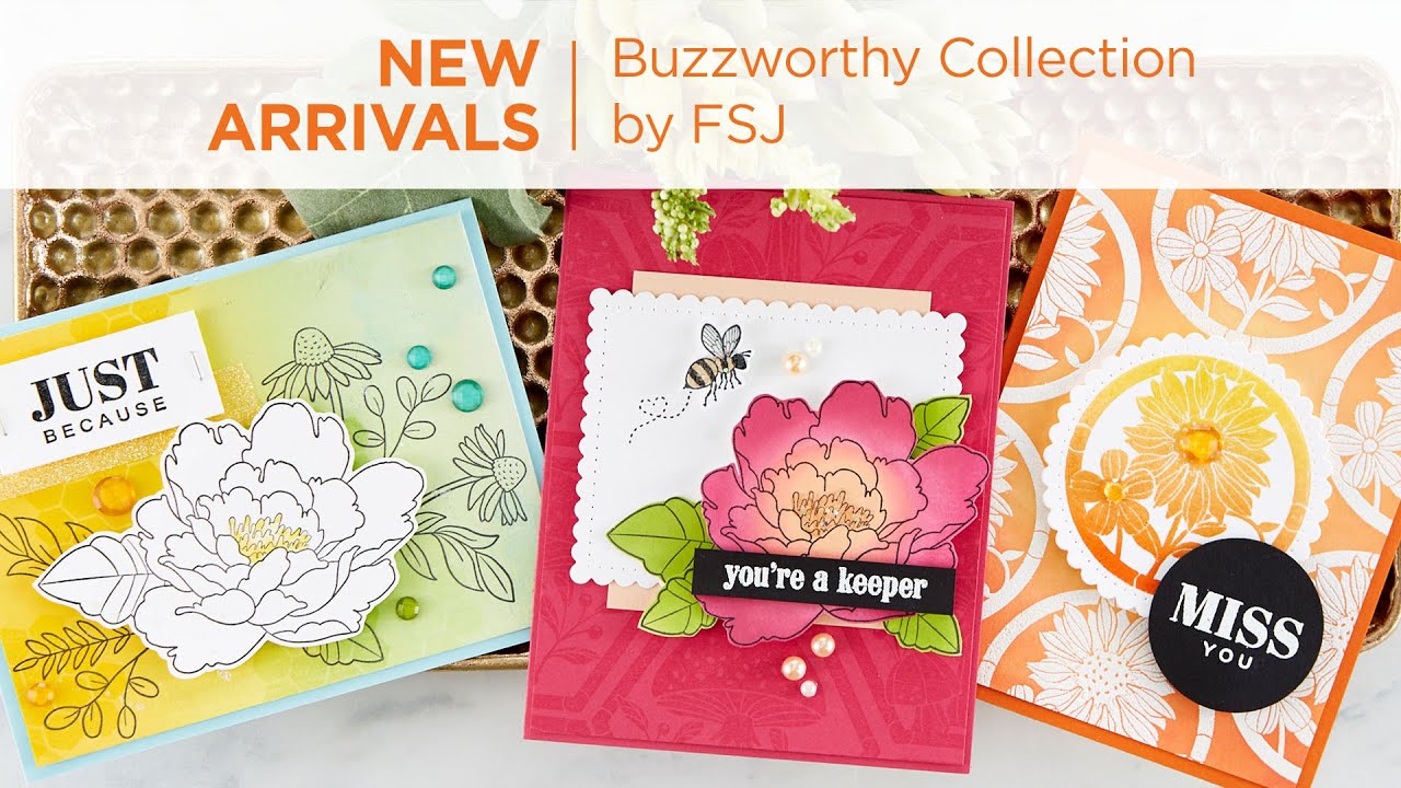New Buzzworthy Collection by FSJ at Spellbinders ✨