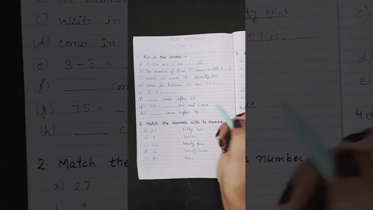 Fun Grade 1 Maths Worksheet for Kids 📚 | Practice Essential Math Skills