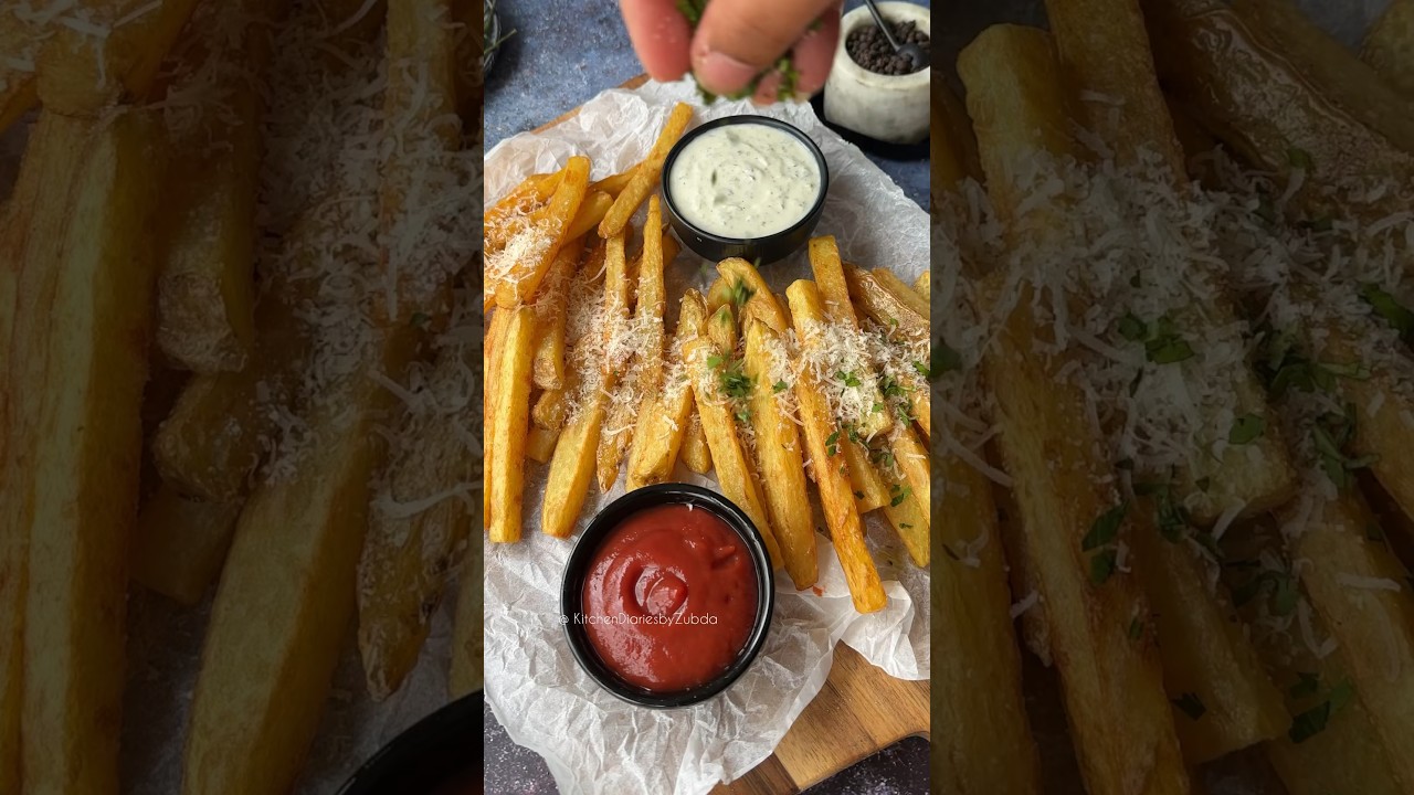 Homemade Double Fried Chips 🍟