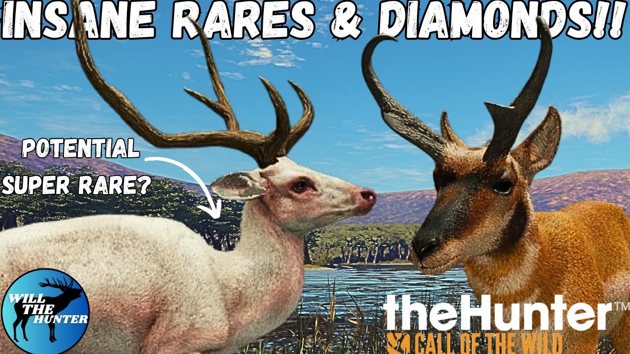 Massive Albino Axis Deer! Double Diamond Pronghorn + More!! | TheHunter Call Of The Wild