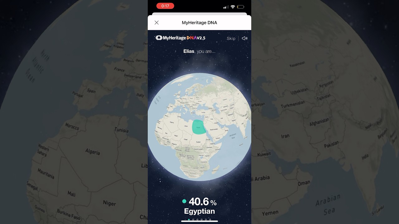 MyHeritage DNA Results: Arab Algeria Bechar Region