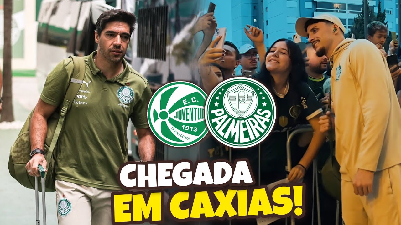 Palmeiras Chega em Caxias para Enfrentar o Juventude no Brasileirão ⚽