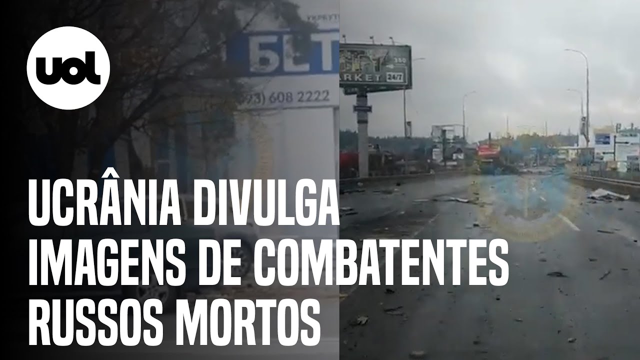 Ucrânia Compartilha Vídeo de Militares Russos Mortos e Armas Destruídas em Gostomel 🇺🇦