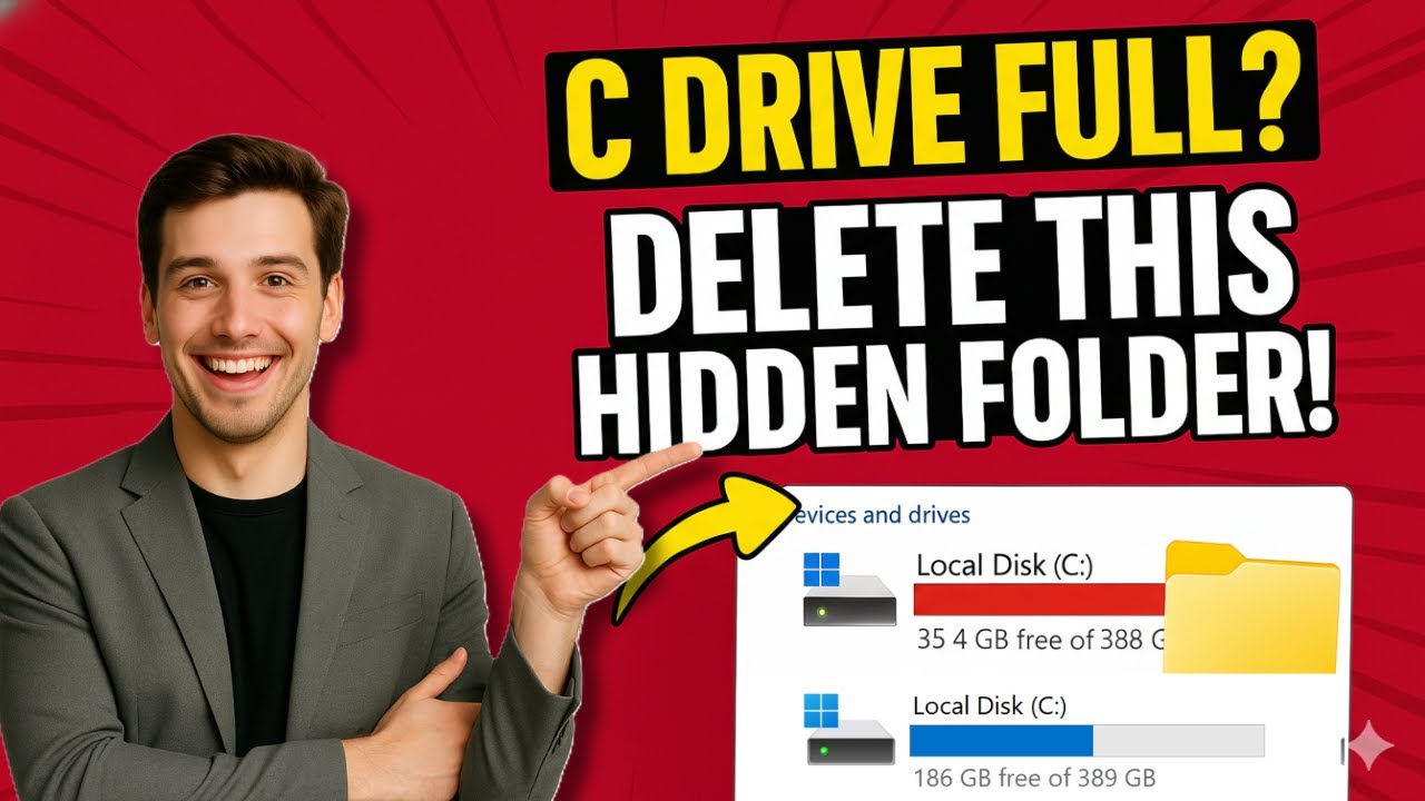 Free Up Space on C Drive in Windows 10/11 🧹