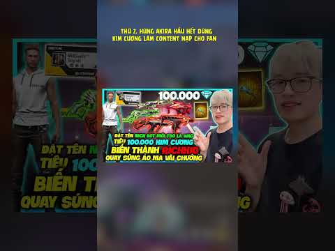 Hùng Akira top 1 đại gia freefire không có mặt top Vip 8 #FreeFire #DaoBinhMinhOB49 #MeoGameOB49