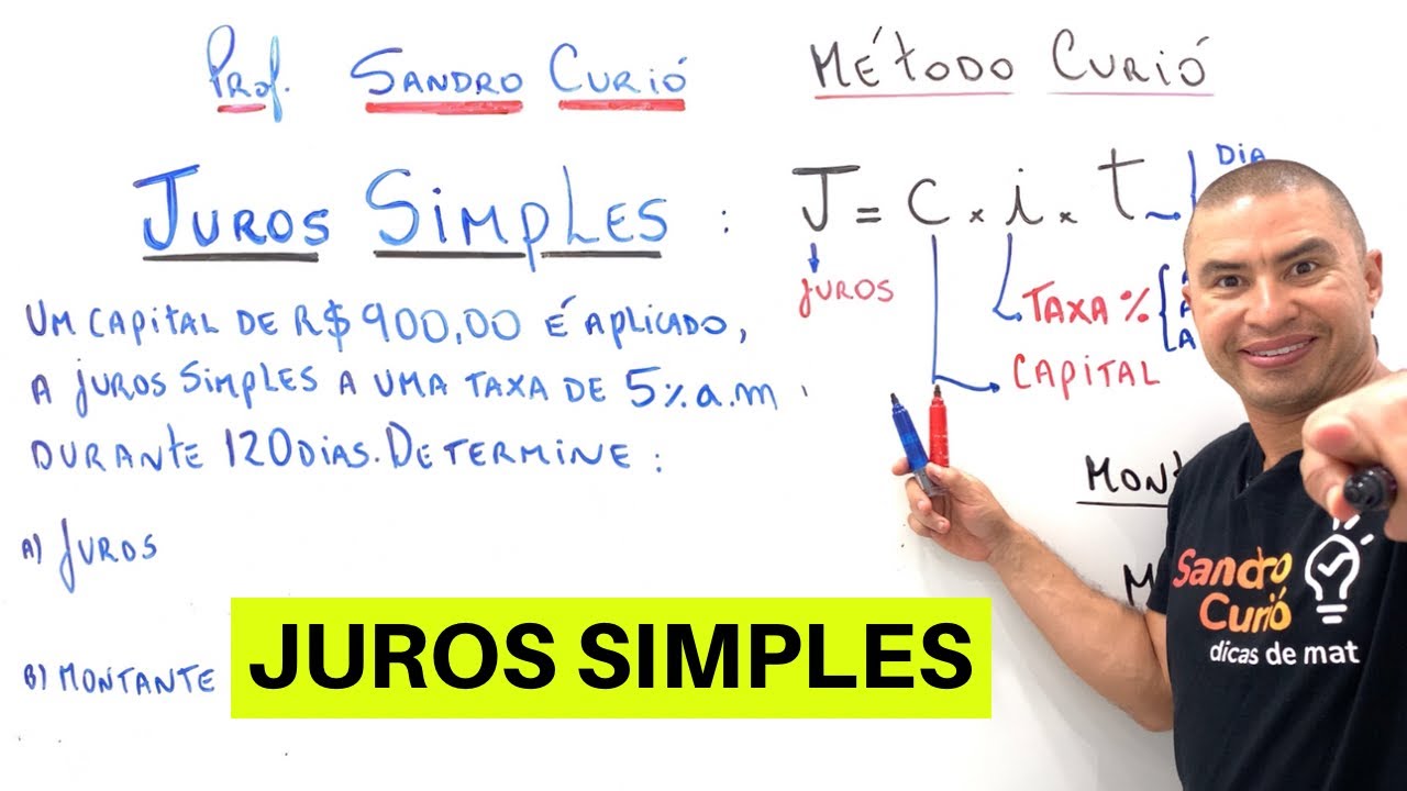 Aprenda Juros Simples em Apenas 6 Minutos com Método Curió 📘