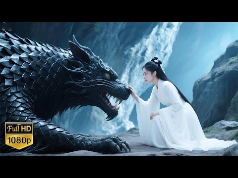 【2025最新电影】女孩误入山洞，意外救下受伤的小宠物，不曾想那竟是上古第一神兽之王！#movie #中國電視劇 #大陆剧