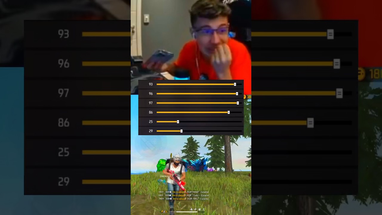 Melhor sensibilidade para Free Fire ⚙️