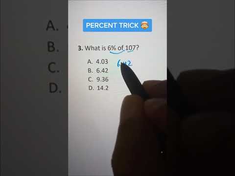 Best Percent Hack - How find Percents Shortcut