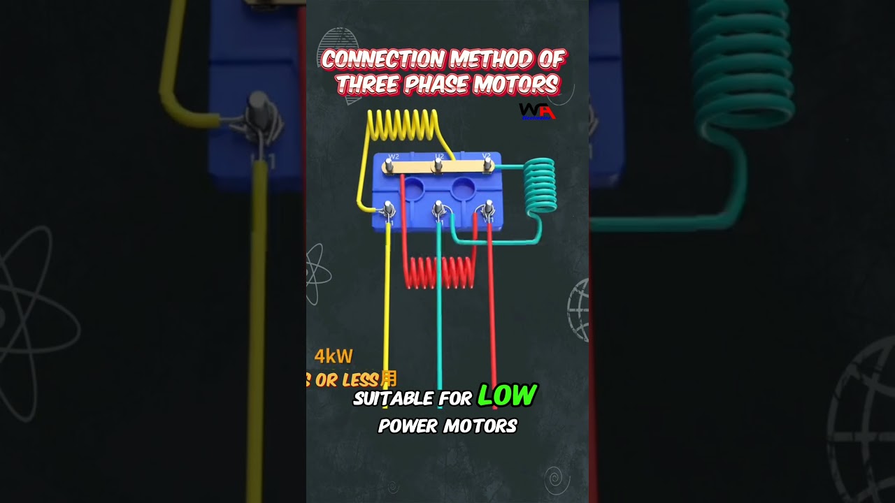 Star-Delta Connection Method for 3-Phase Motors ⚙️