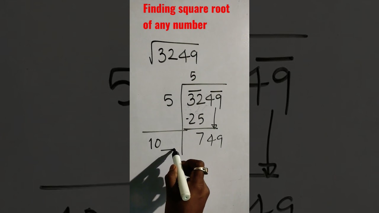 Master the Square Root Trick with the Long Division Method! 🔢