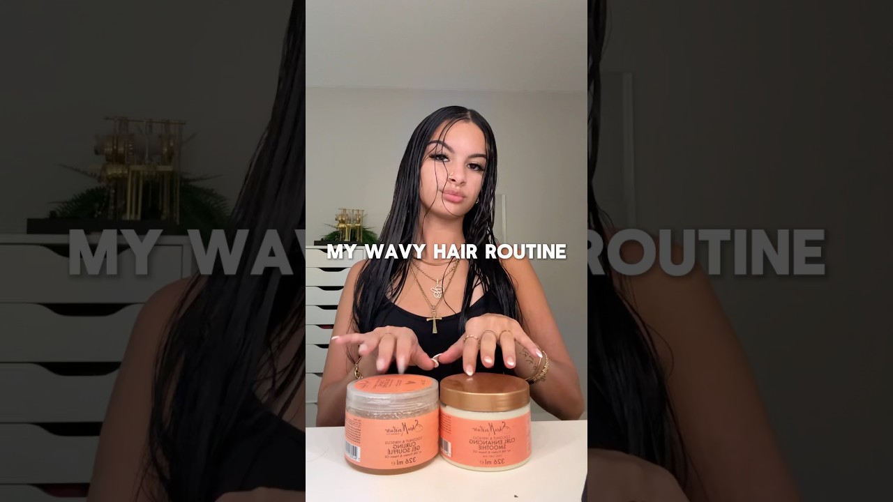 Wavy Hair Routine Tips 🌊