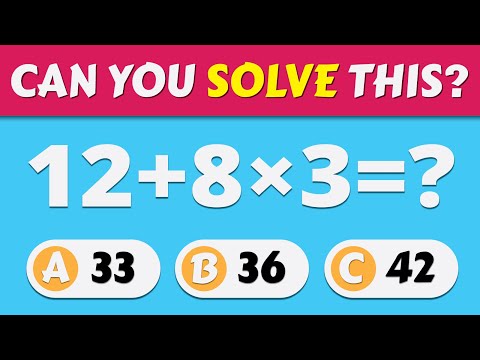 68 Ultimate Math IQ Challenge 🔥 | Easy to Impossible Math Quiz for Genius Minds | Quiz Ferret